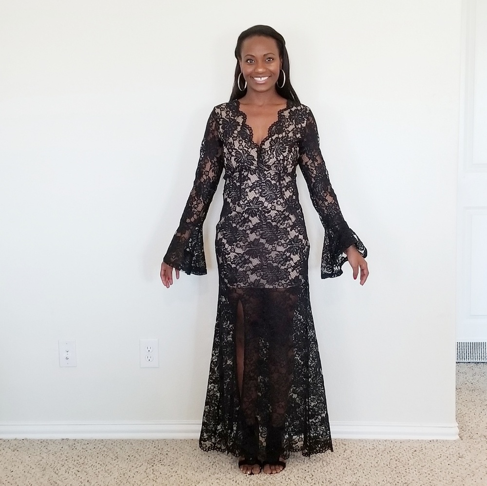 Forever 21 Black lace dress